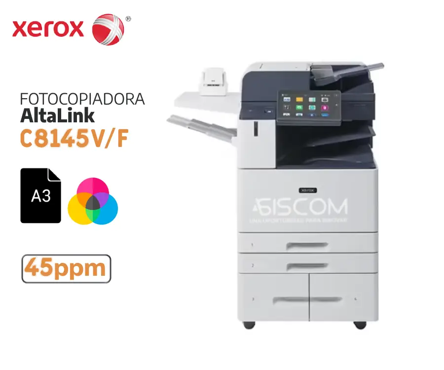Impresora MF Laser XEROX C8145V_F Color 45ppm WiFi